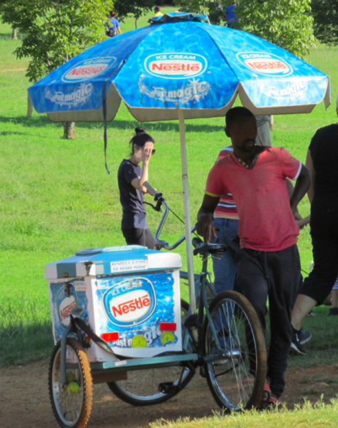 nestle ice cream bike