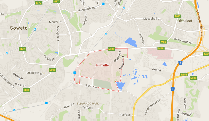 soweto township map